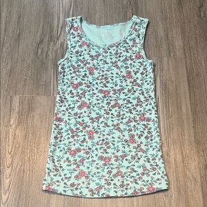 Floral Sleeveless Top- Size 7/8